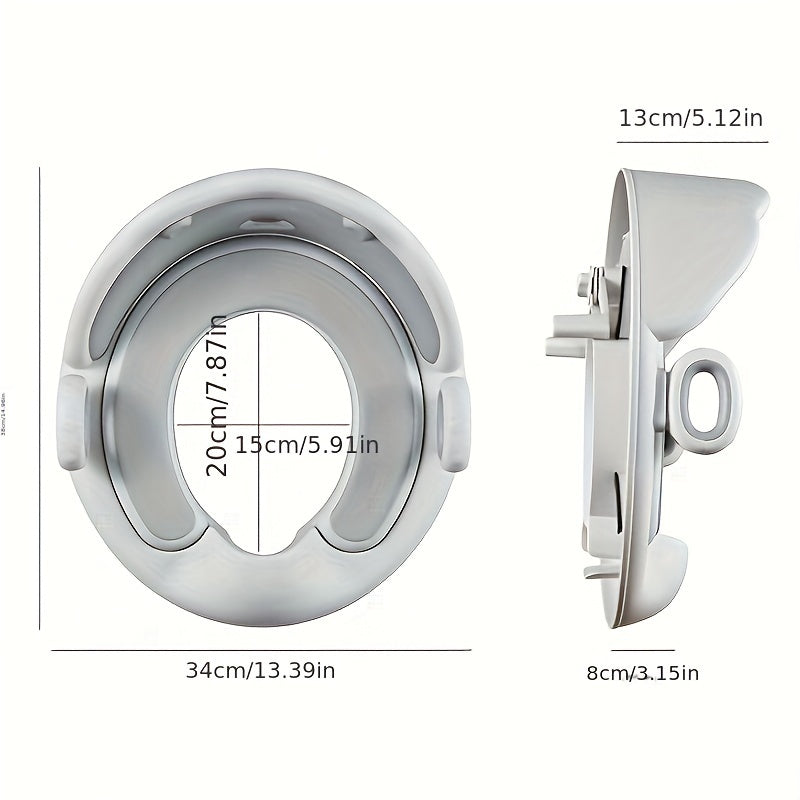 1pc Toilet Seat, Portable Men And Women Toilet Ring, Growth Toilet Auxiliary Toilet Ring Cushion