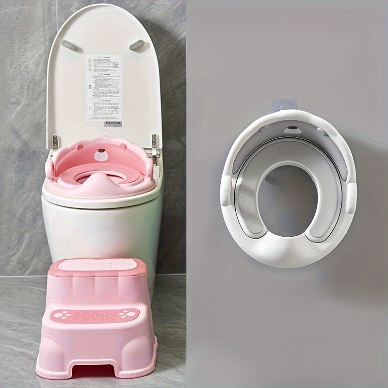 1pc Toilet Seat, Portable Men And Women Toilet Ring, Growth Toilet Auxiliary Toilet Ring Cushion