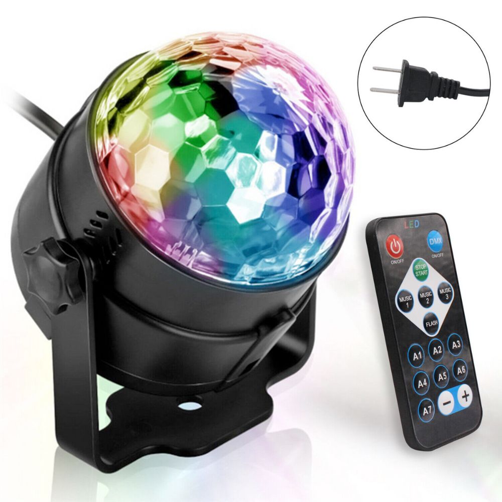 LED Party Projector Light with Sound Activation