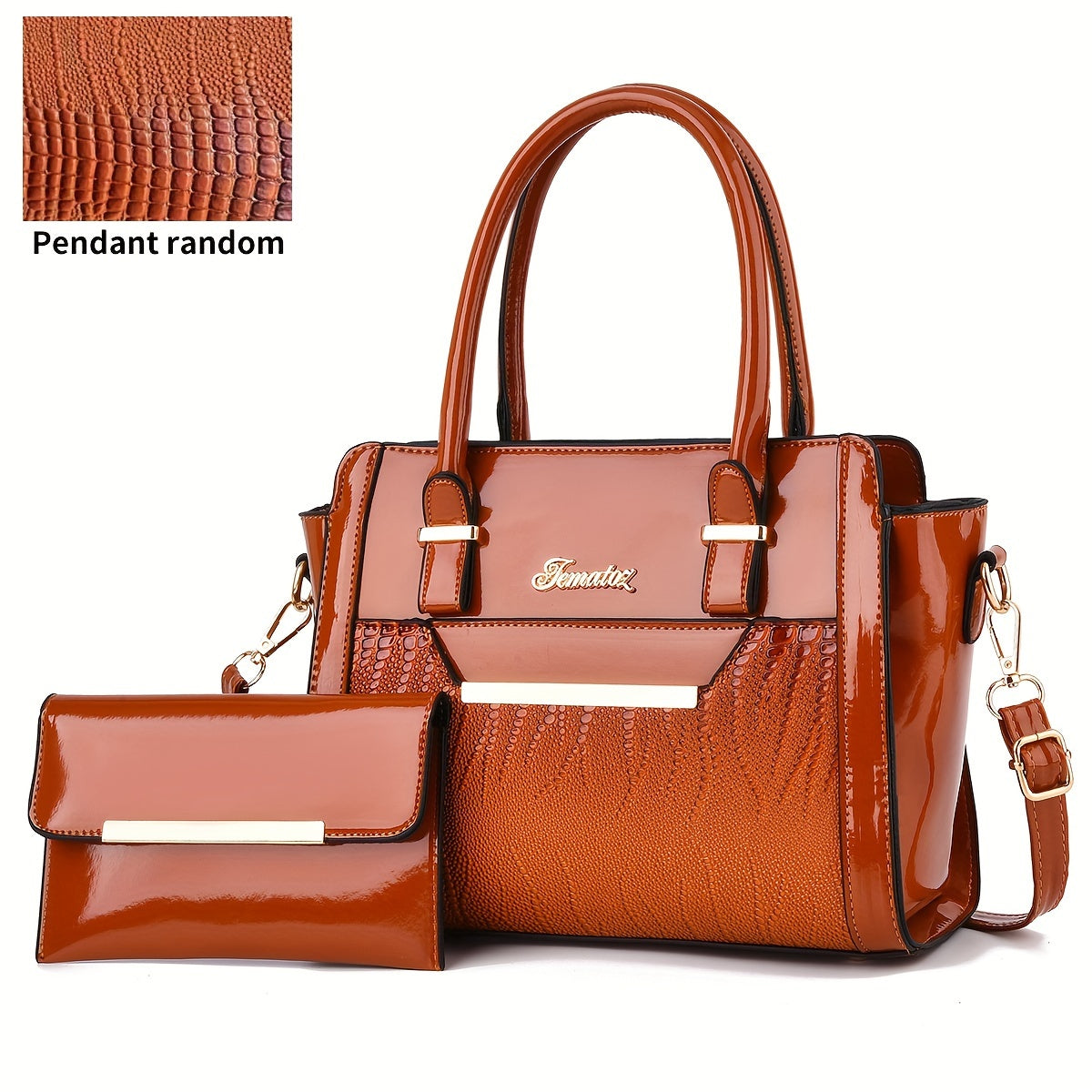 CH.KOUROSH- Set Women's Handbags, Elegant Vintage PU Leather