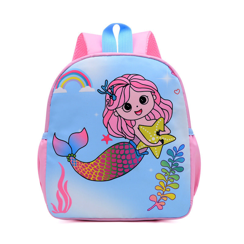 CH.KOUROSH- Kindergarten Men's And Women's Burden Reduction Decompression Anti-lost Fashion All-match School Bag Cartoon Student Schoolbag Wholesale