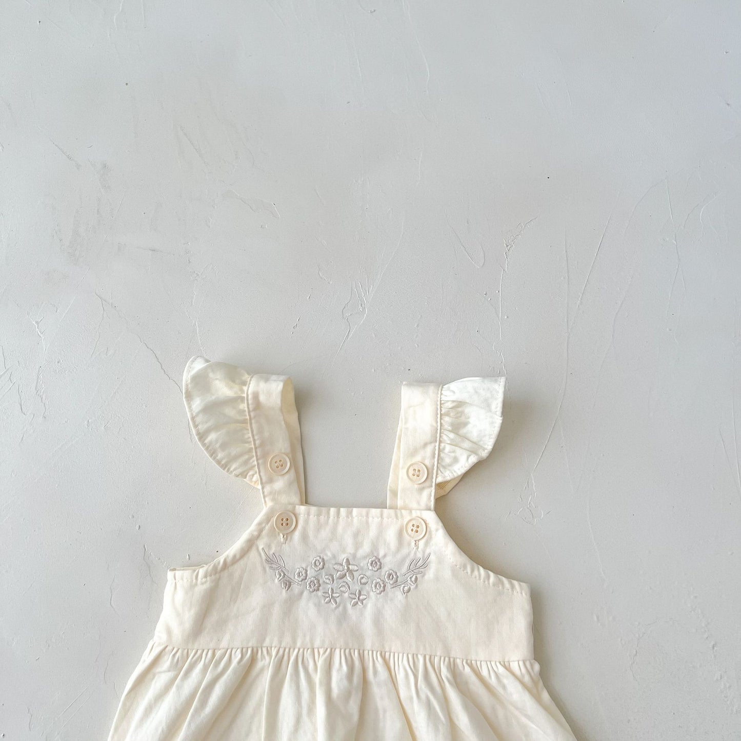 CH.KOUROSH- Baby Girl's Loose Adjustable Suspender Romper