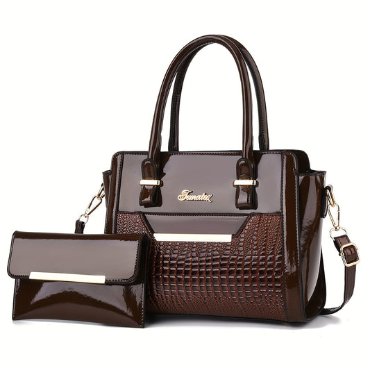 CH.KOUROSH- Set Women's Handbags, Elegant Vintage PU Leather