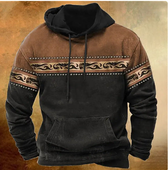 CH.KOUROSH- Men’s 3D Printed Hoodie | Stylish Digital Print Sweatshirt for Casual Wear