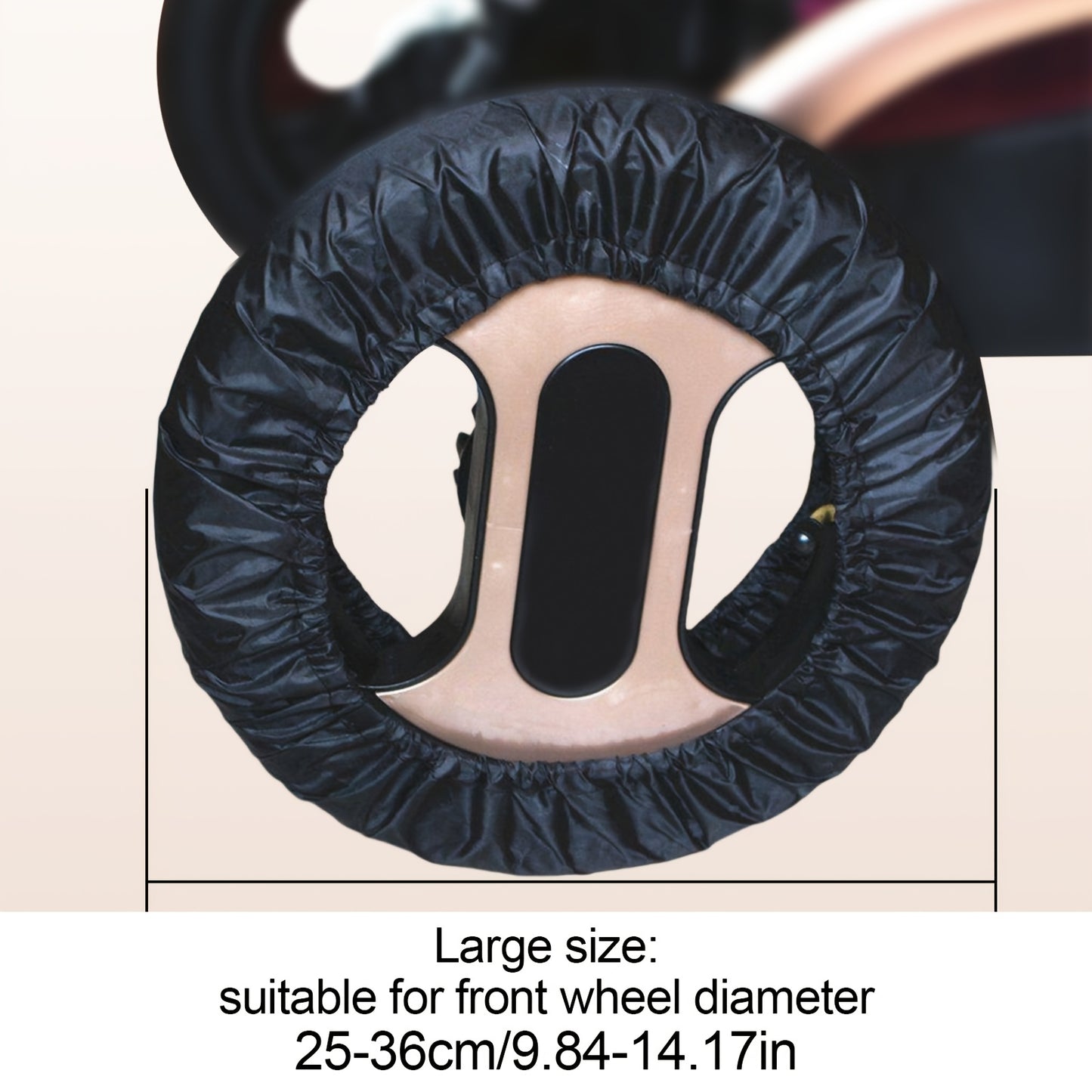 4pcs Stroller Wheel Covers - Dustproof and Waterproof, Ideal for Home Entry or Christmas Gift