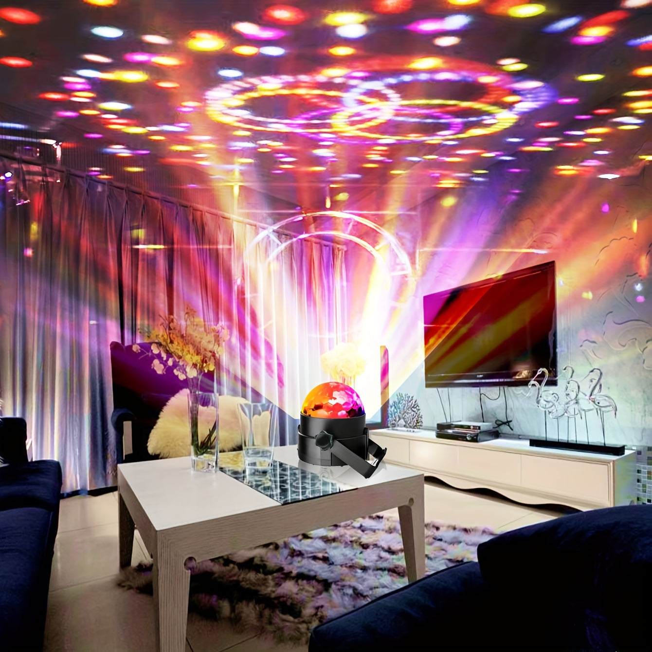 CH.Kourosh- RGB Party Light with Remote - Ultimate Lighting for Every Occasion