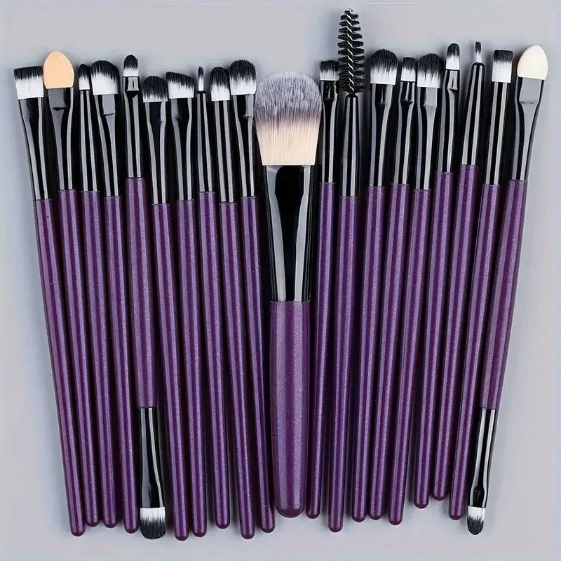 20Pcs Makeup Brush Set Eyeliner Brush Blending Brush Makeup Brushes for Cheeks Eye Cosmetic Foundation Brush Make Up Brushes Set