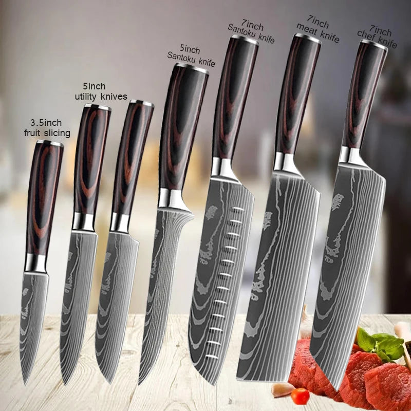 Premium Chef Knife Set - Perfect for Slicing, Dicing & Butchering