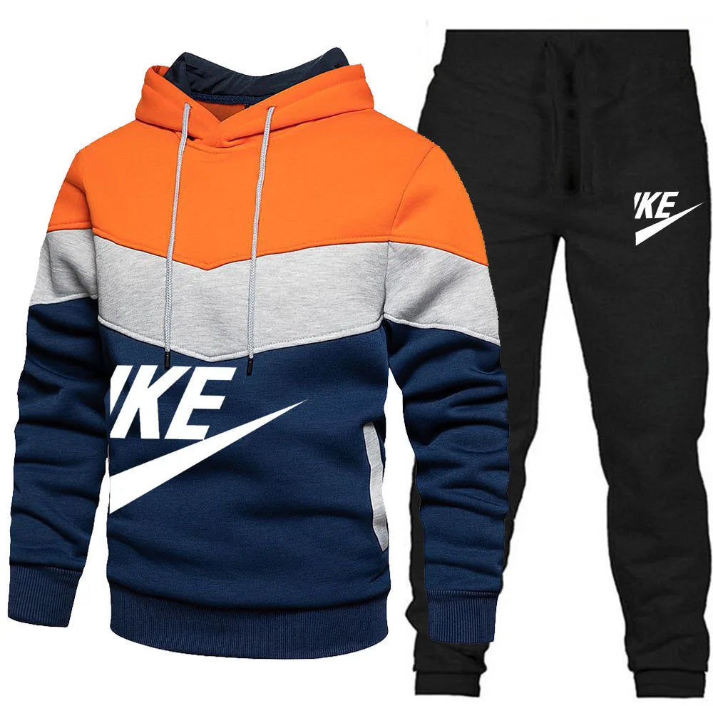 CH.KOUROSH New Autumn Winter Men's Sets Zipper Hoodie+Pants Pieces Casual Tracksuit Male Sportswear Brand Clothing Sweat Suit