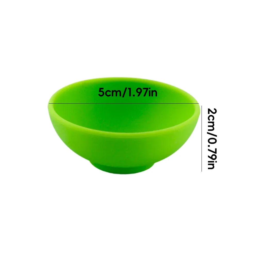 1Pcs 50mm Mini Silicone Bowl Children Tableware Multi-Color Container Bowls Tobacco Herb Smoking Accessories Kitchen Storage Box