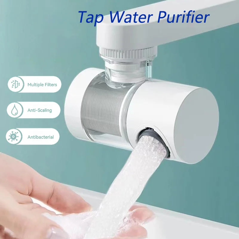 Faucet Filter Splash Proof Tap Water Purifier Filtration And Pressurization 720 Degree Rotating Universal Extension Nozzl