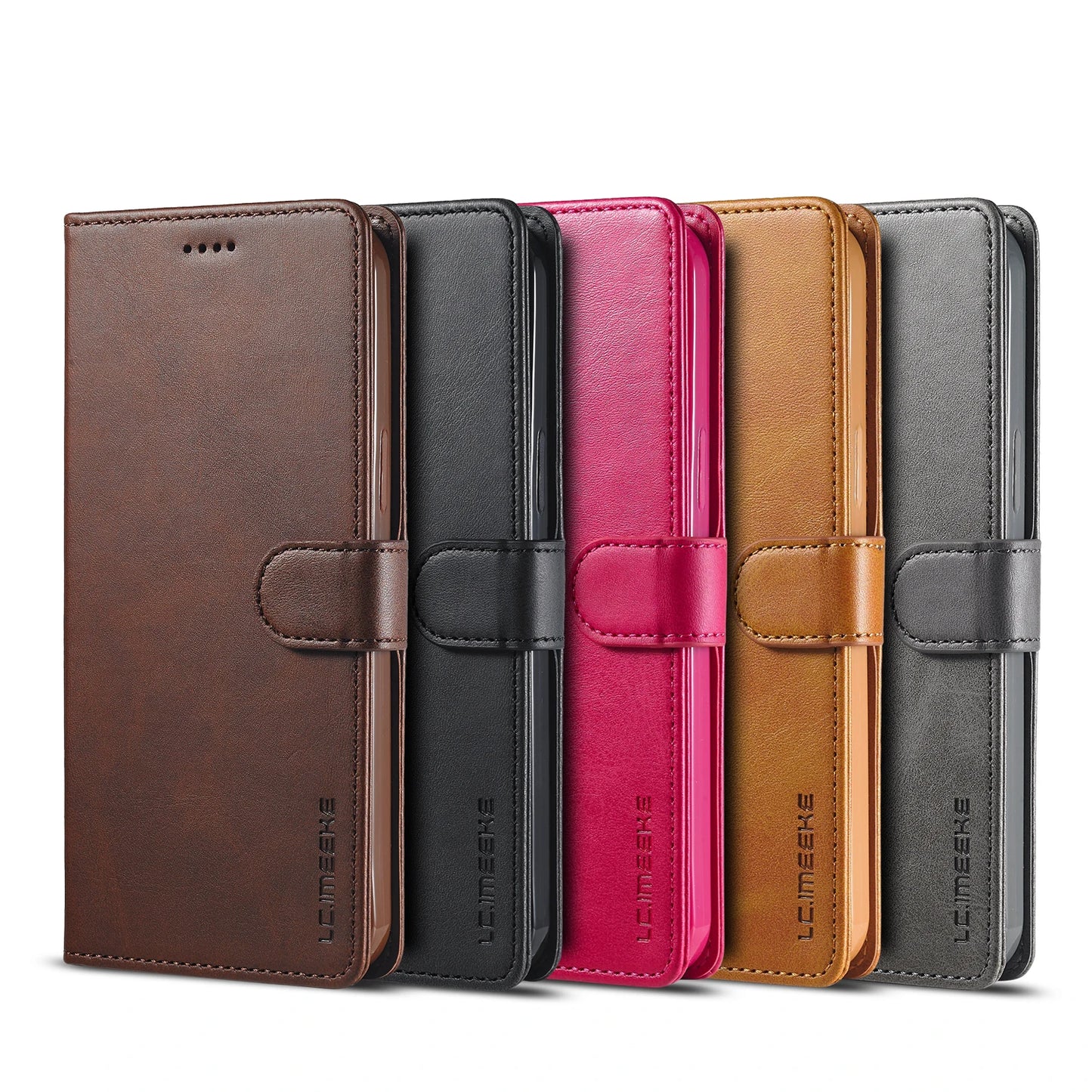 Business Leather Case for Samsung Galaxy S24 Ultra S23 FE  S22 S21 S20 5G S10 S9 Plus Note 20 10 + Flip Wallet Card Holder Cover