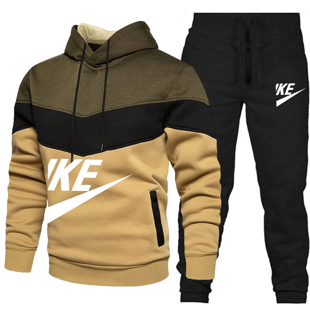 CH.KOUROSH New Autumn Winter Men's Sets Zipper Hoodie+Pants Pieces Casual Tracksuit Male Sportswear Brand Clothing Sweat Suit