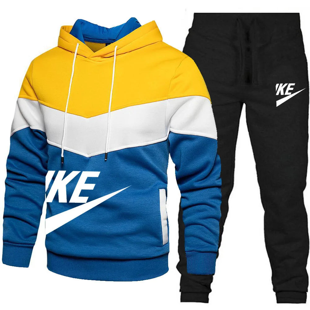 CH.KOUROSH New Autumn Winter Men's Sets Zipper Hoodie+Pants Pieces Casual Tracksuit Male Sportswear Brand Clothing Sweat Suit