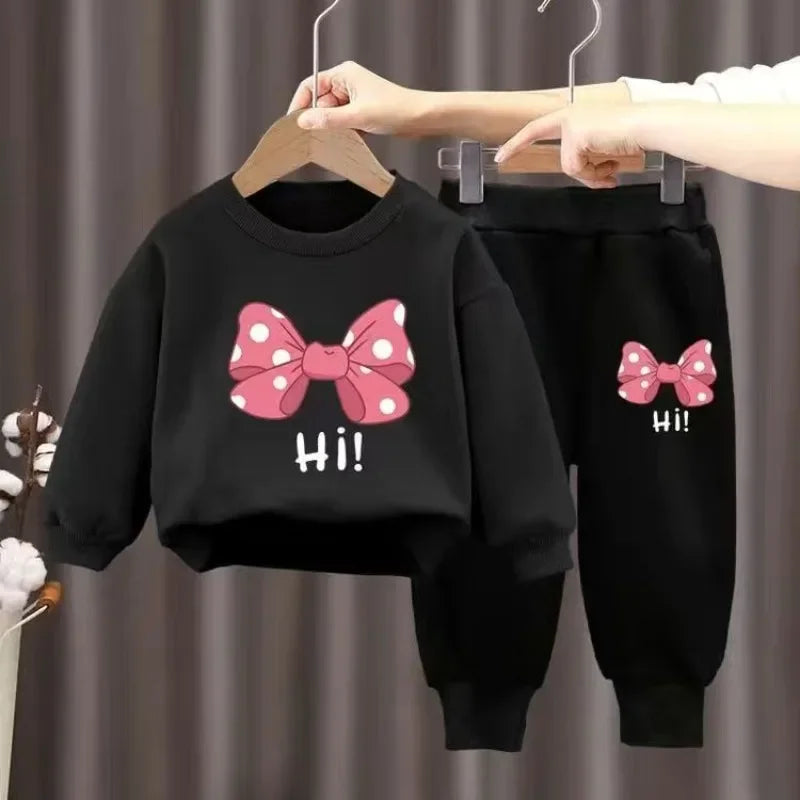 CH.KOUROSH Baby Girl Clothes Children Clothing Set 2pcs Hoodie Newborn Kids Girls Outfit Sets Toddler Cotton Long Sleeve Tops Pants Suit