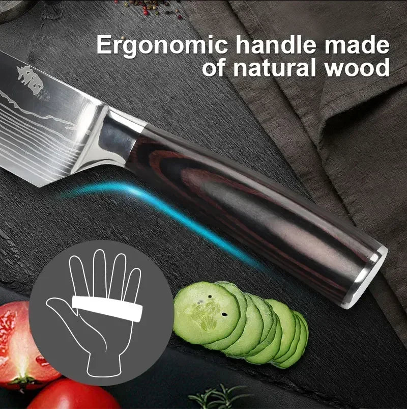 Premium Chef Knife Set - Perfect for Slicing, Dicing & Butchering