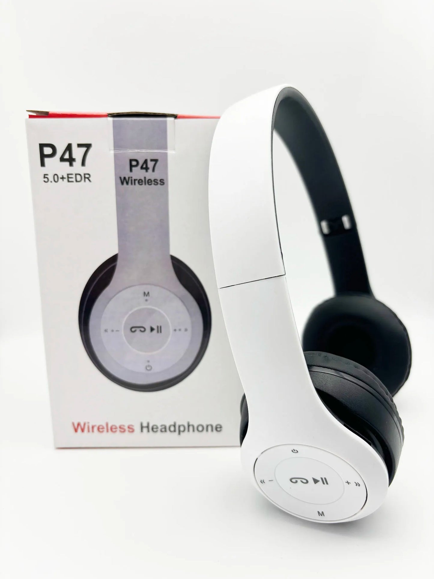 Stereo P47 Headset 5.0 Bluetooth Headset Folding Series Wireless Sports Game Headset for iPhone XiaoMi