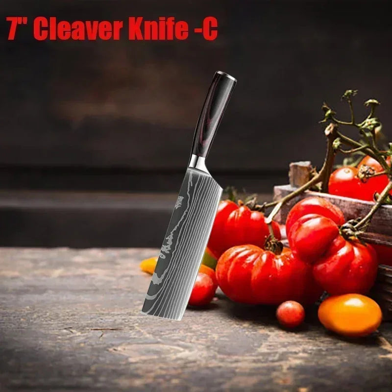 Premium Chef Knife Set - Perfect for Slicing, Dicing & Butchering