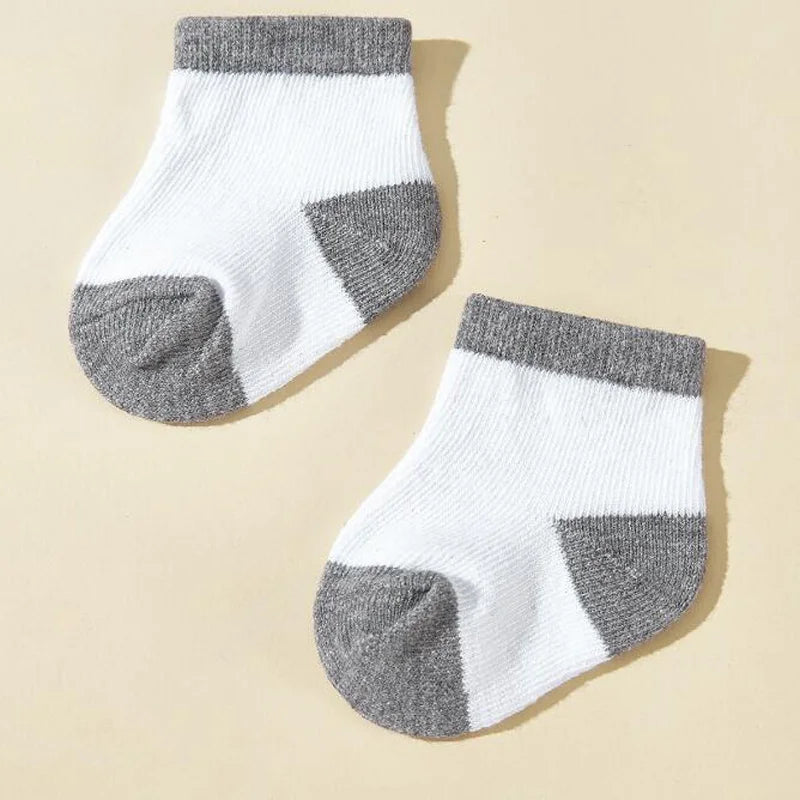 CH.KOUROSH 5Pair New Colored Boys and Girls Baby Socks