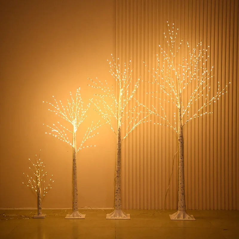 Christmas Decoration LED Birch Tree Lights Glowing Branch Light Night DIY Xmas Trees Suitable for Home Bedroom Wedding Party NEW