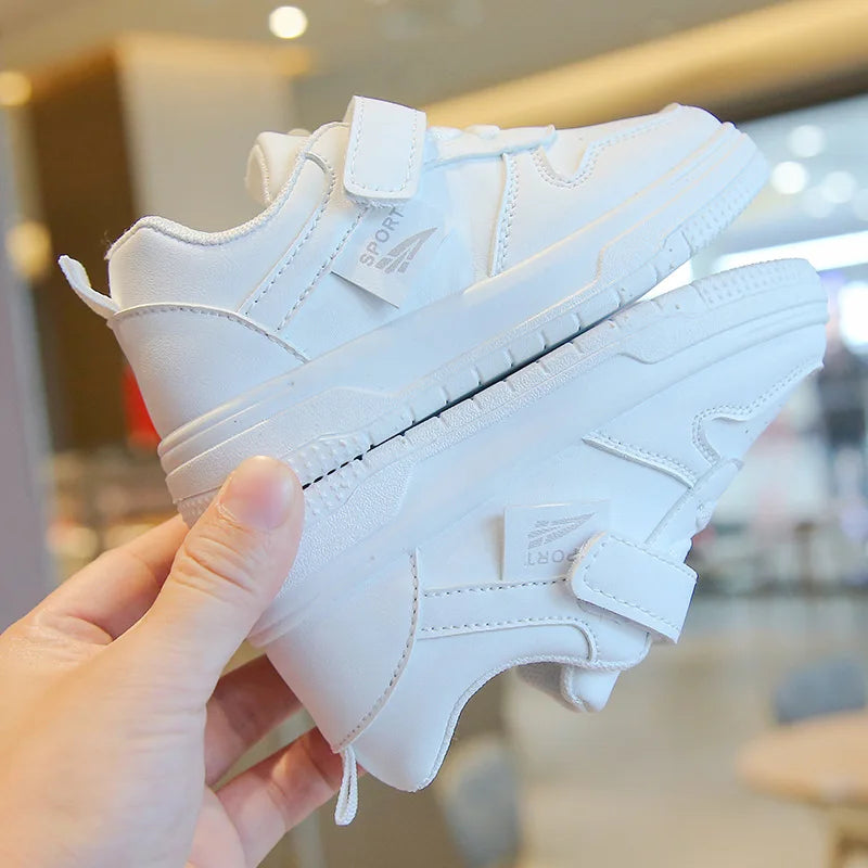 CH.KOUROSH Baby Kid's Spring Autumn New Small White Shoes Tenis Sneakers Children Soft Sole Anti Slip Sneaker Toddler Casual Sport Shoes