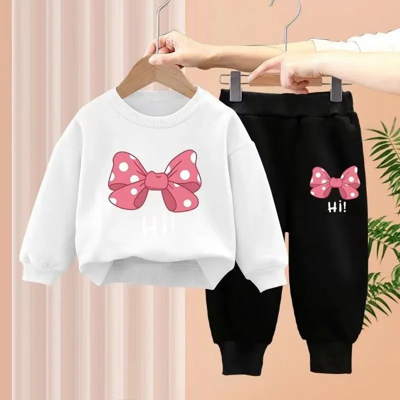 CH.KOUROSH Baby Girl Clothes Children Clothing Set 2pcs Hoodie Newborn Kids Girls Outfit Sets Toddler Cotton Long Sleeve Tops Pants Suit