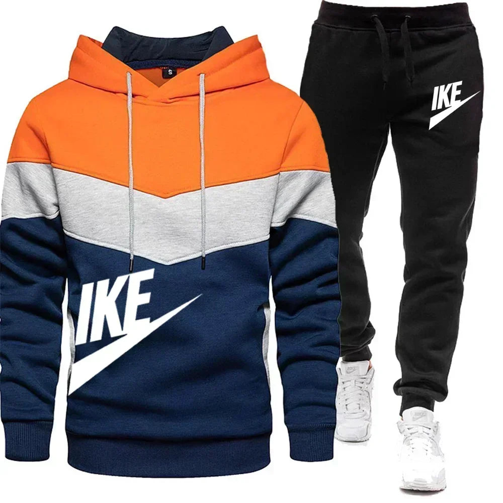 CH.KOUROSH- New Men's Autumn Winter Sets Zipper Hoodie+Pants Pieces Casual Tracksuit Male Sportswear Brand Clothing Sweat Suit