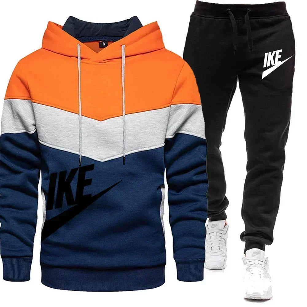 CH.KOUROSH- New Men's Autumn Winter Sets Zipper Hoodie+Pants Pieces Casual Tracksuit Male Sportswear Brand Clothing Sweat Suit