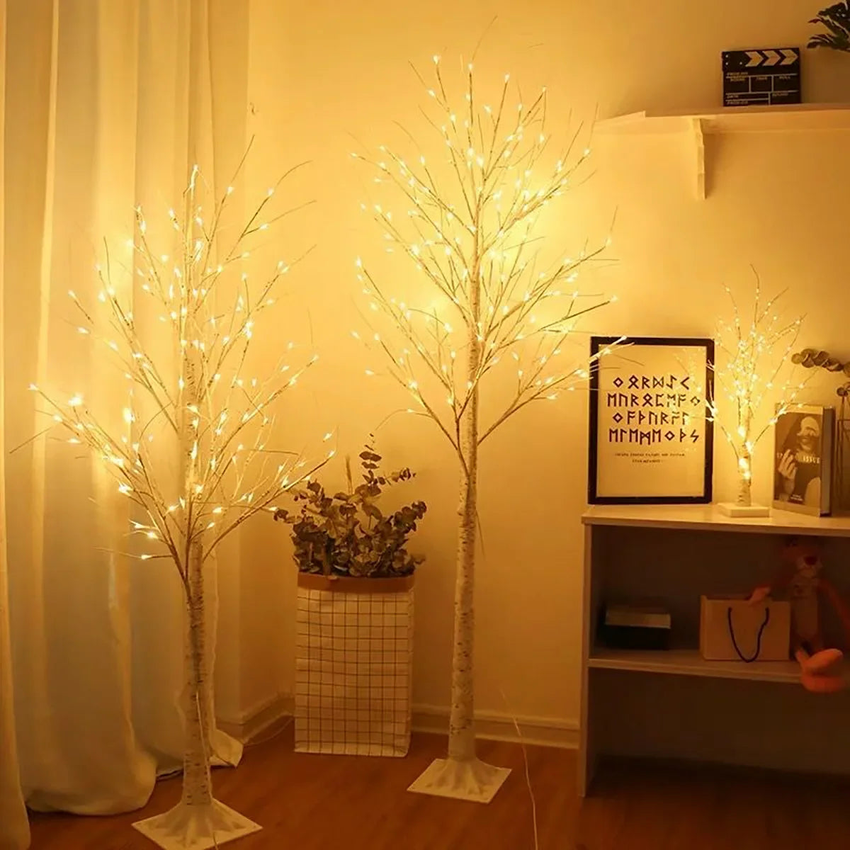 Christmas Decoration LED Birch Tree Lights Glowing Branch Light Night DIY Xmas Trees Suitable for Home Bedroom Wedding Party NEW