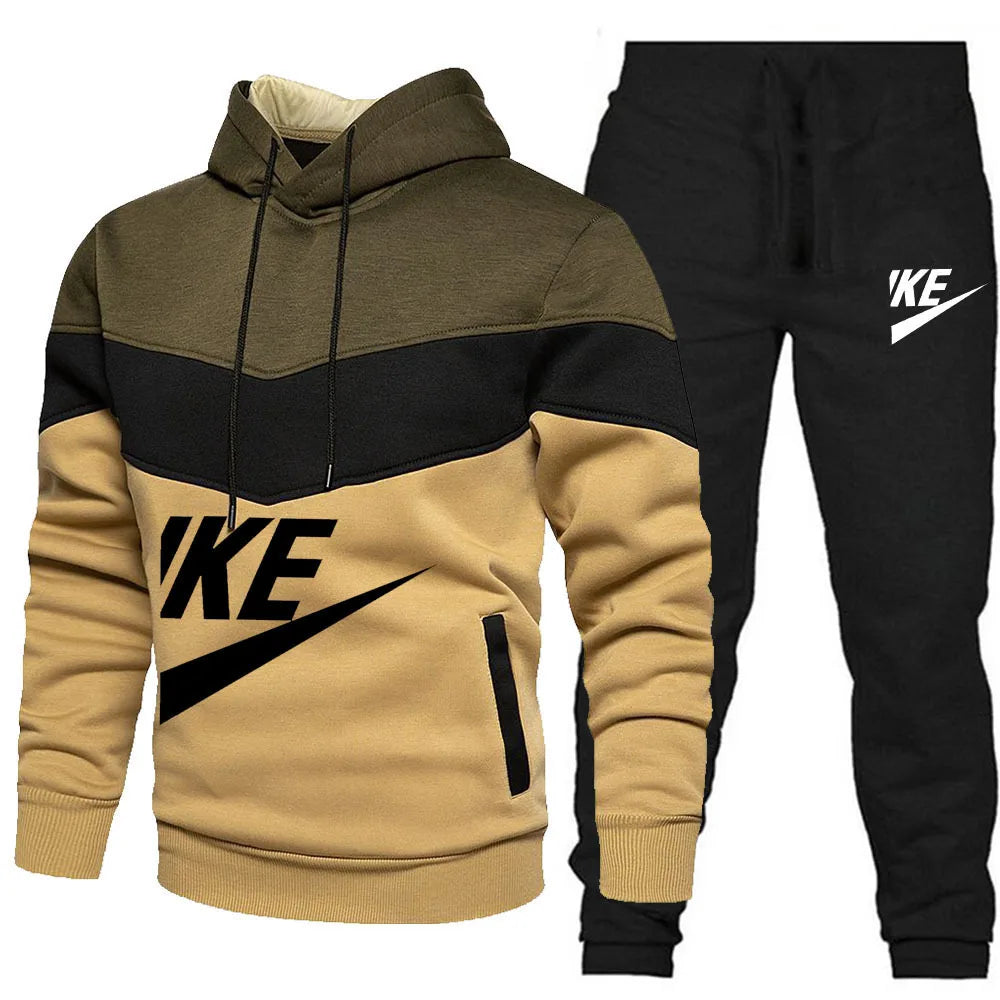 CH.KOUROSH New Autumn Winter Men's Sets Zipper Hoodie+Pants Pieces Casual Tracksuit Male Sportswear Brand Clothing Sweat Suit