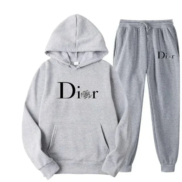 CH.KOUROSH Autumn Men's and Women's Tracksuit Sets Fleece Warm Hoodies Pants 2PCS Long Sleeve Sport Suit Pullover Hoodies Sports Clothing