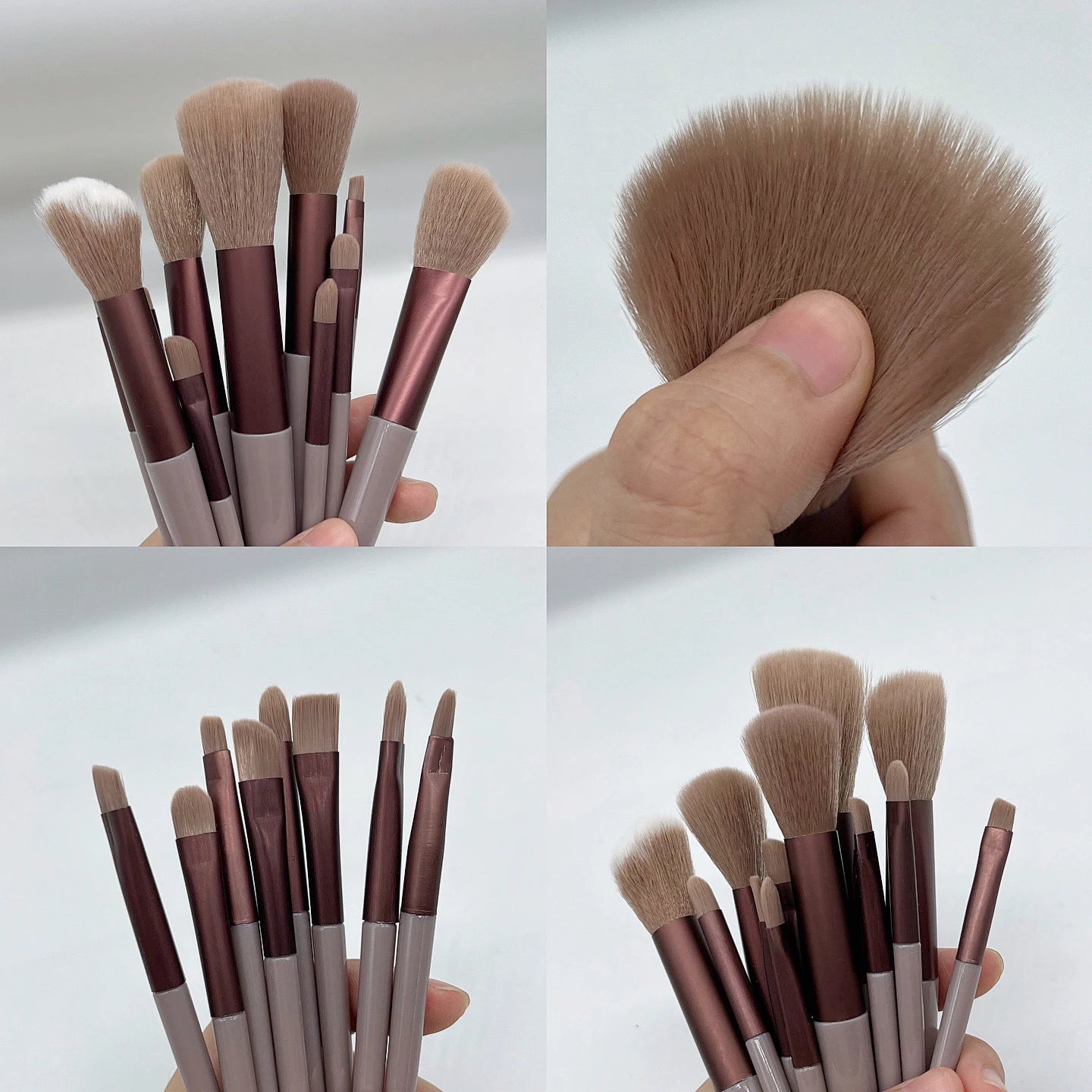 13 PCS Makeup Brush Set - Soft, Durable, Perfect for Foundation & Eyeshadow