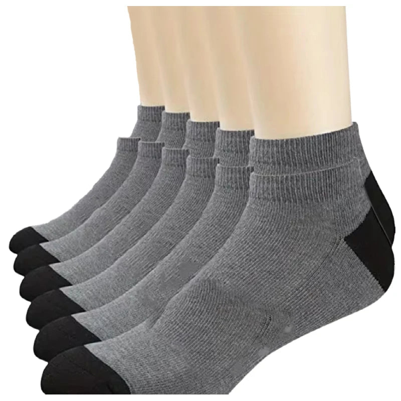 10pairs Breathable Cotton Sports Stockings Men Bamboo Fiber Autumn and Winter Men Socks Sweat Absorption Deodorant Business Sox