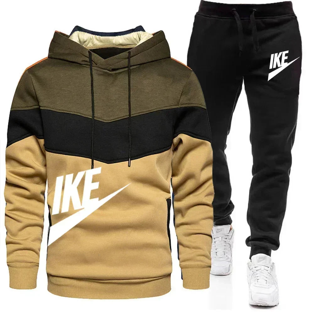 CH.KOUROSH- New Men's Autumn Winter Sets Zipper Hoodie+Pants Pieces Casual Tracksuit Male Sportswear Brand Clothing Sweat Suit