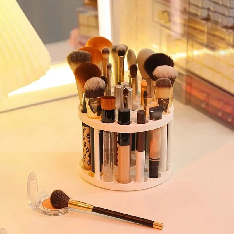 Makeup Brush Storage Rack Desktop Cosmetics Storage Rack Lipstick Makeup Brush Storage Dressing Table Sorting Storage Box