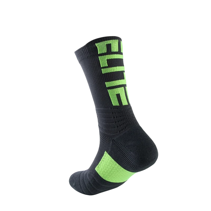 3 pairs of men's elite socks, basketball socks, looped thickened anti slip football socks, sports socks, trendy socks, and middl