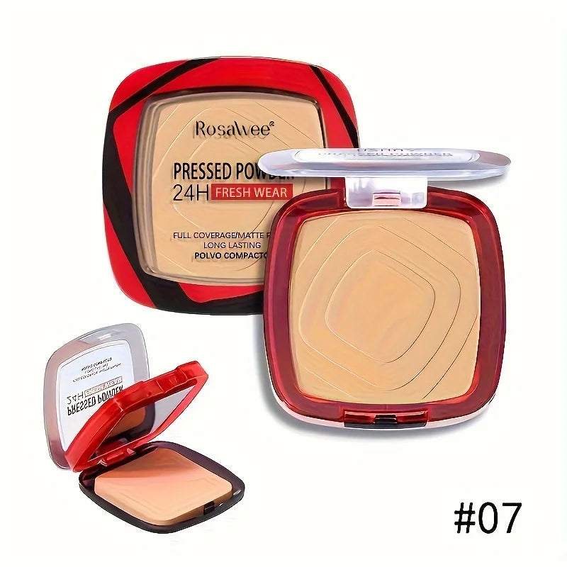 24H Matte Compact Powder with Applicator - Lightweight & Smooth