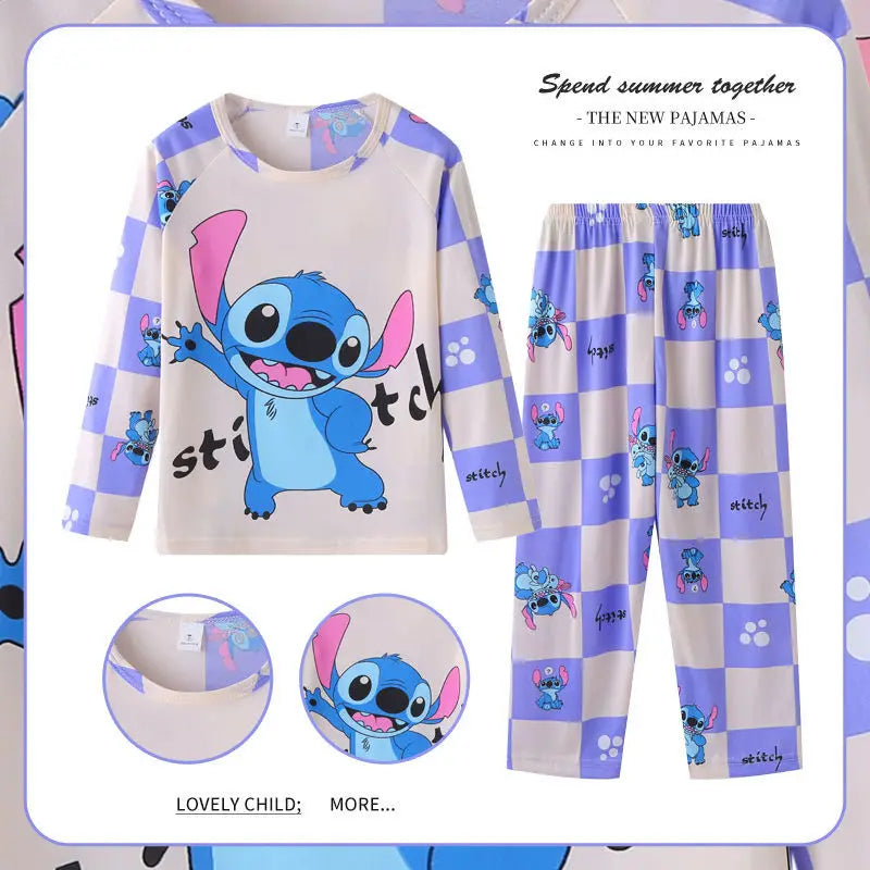 Cute Sets for Children Loungewear Pajama Girl Sleepwear Robe Children's Clothing Mother Kids