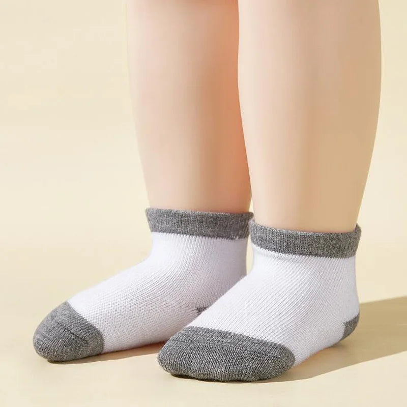 CH.KOUROSH 5Pair New Colored Boys and Girls Baby Socks