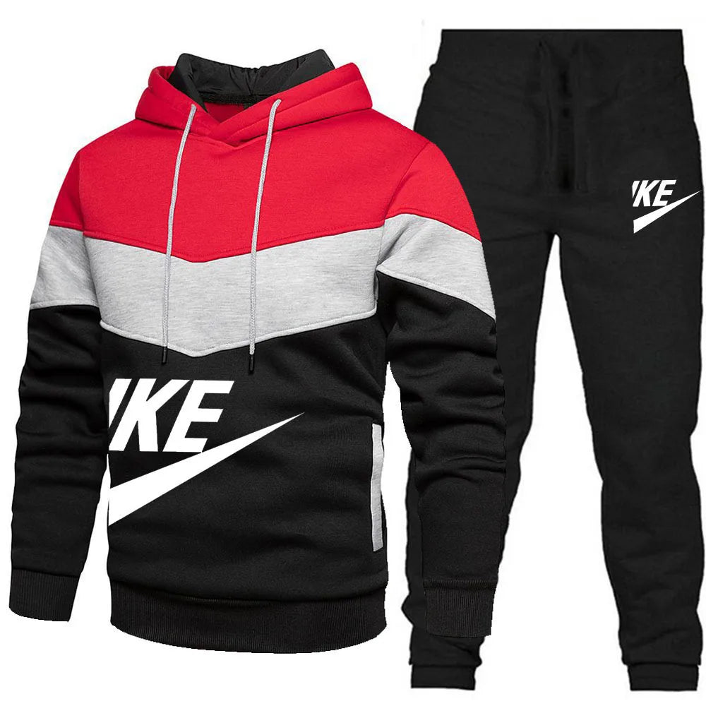 CH.KOUROSH New Autumn Winter Men's Sets Zipper Hoodie+Pants Pieces Casual Tracksuit Male Sportswear Brand Clothing Sweat Suit