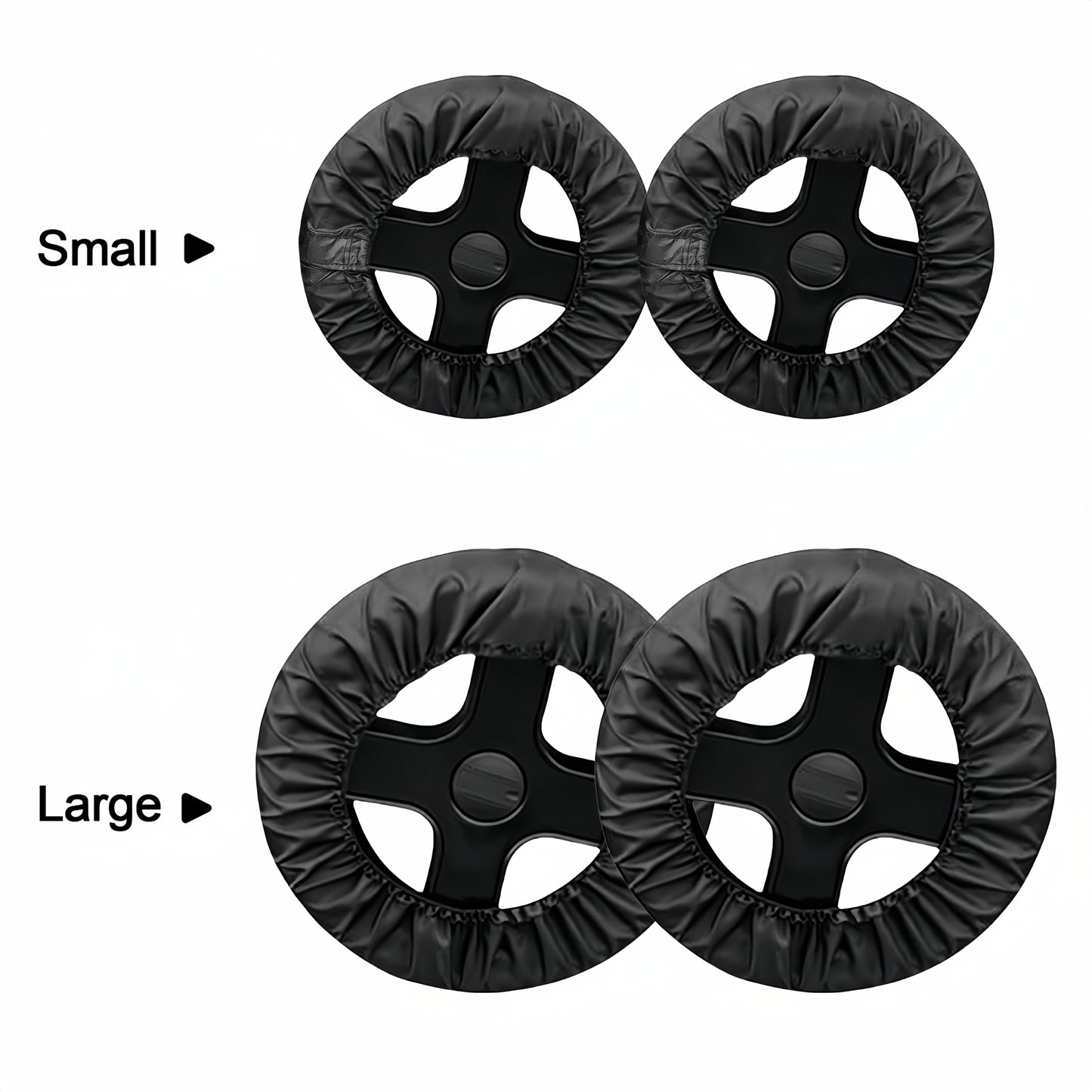 4pcs Stroller Wheel Covers - Dustproof and Waterproof, Ideal for Home Entry or Christmas Gift