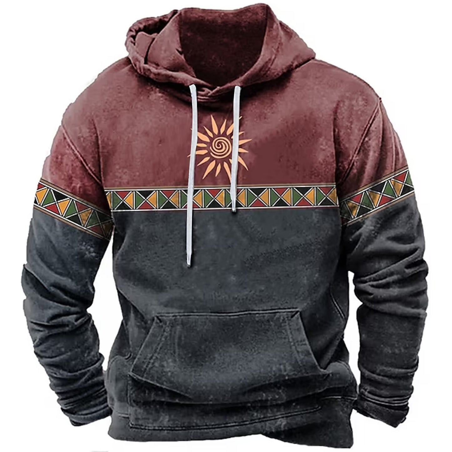 CH.KOUROSH- Men’s 3D Printed Hoodie | Stylish Digital Print Sweatshirt for Casual Wear