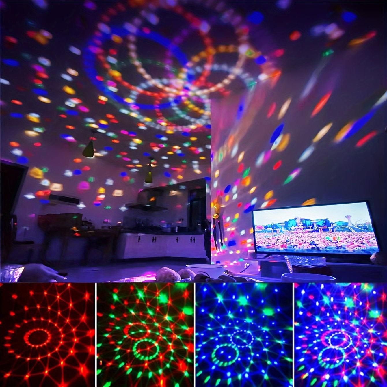 CH.Kourosh- RGB Party Light with Remote - Ultimate Lighting for Every Occasion