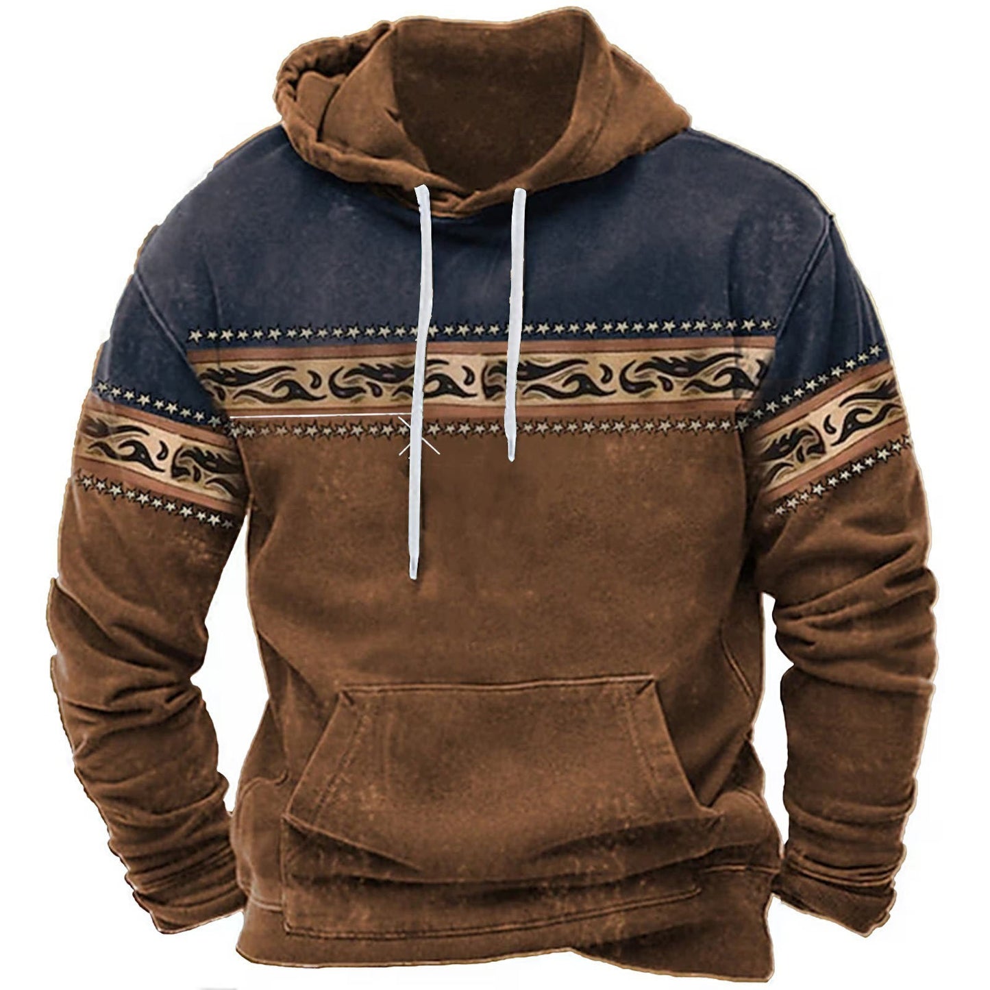 CH.KOUROSH- Men’s 3D Printed Hoodie | Stylish Digital Print Sweatshirt for Casual Wear