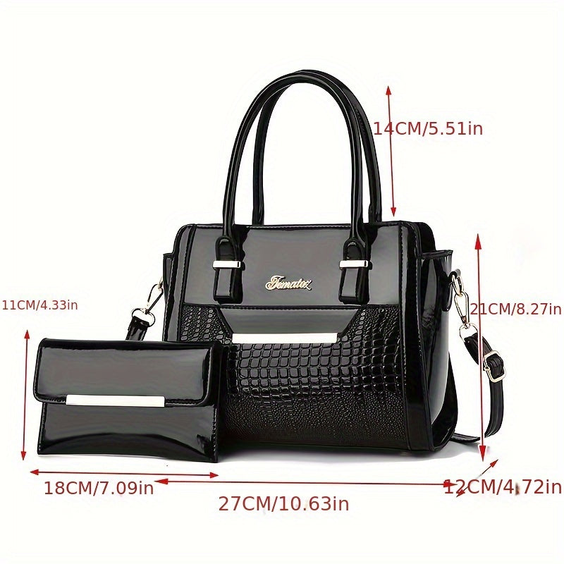 CH.KOUROSH- Set Women's Handbags, Elegant Vintage PU Leather