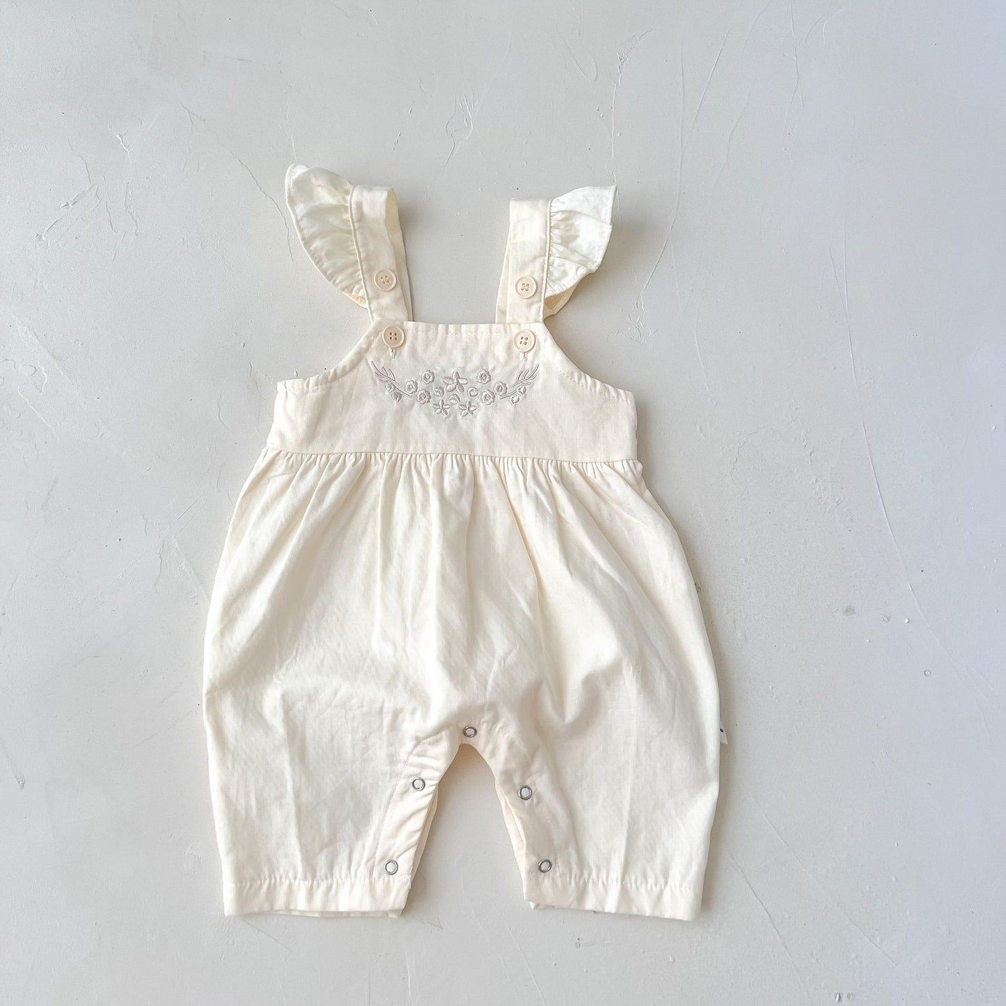 CH.KOUROSH- Baby Girl's Loose Adjustable Suspender Romper