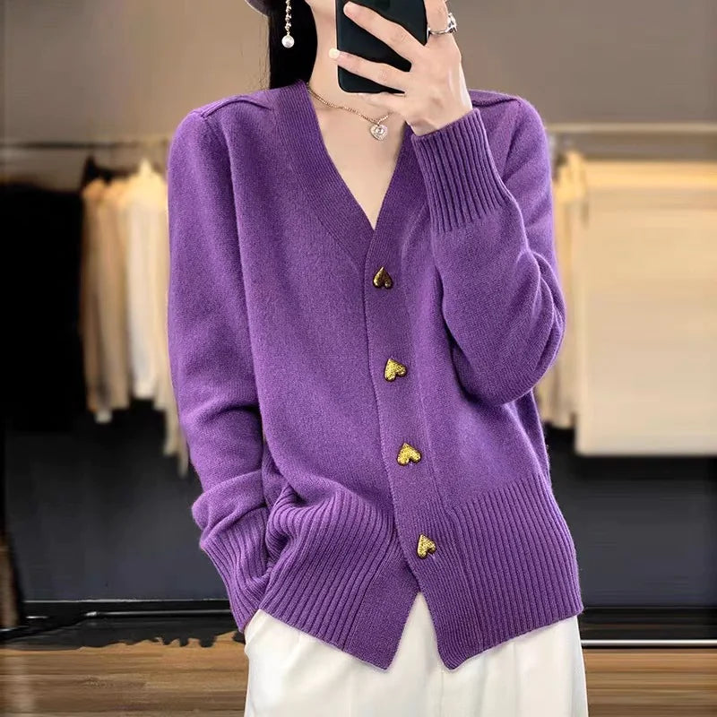 Casual Knit Cardigan for Women